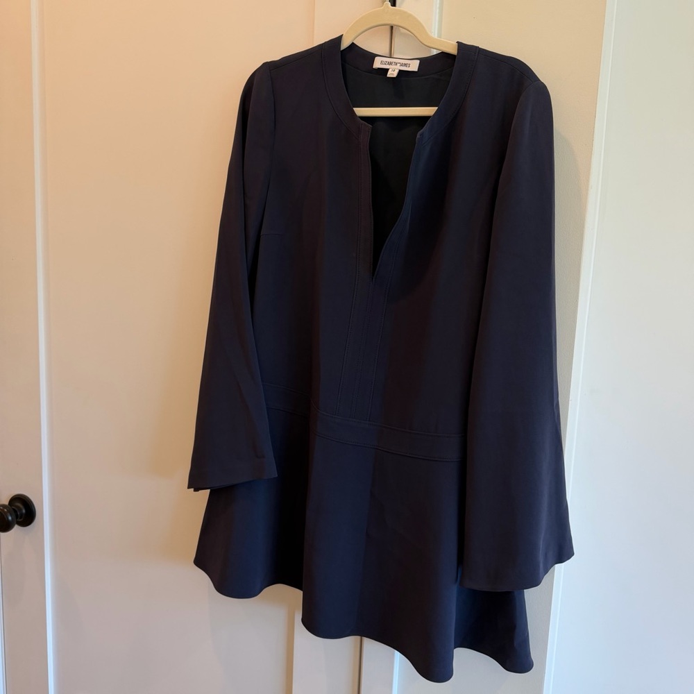 Elizabeth and James Dark Blue Mini Dress